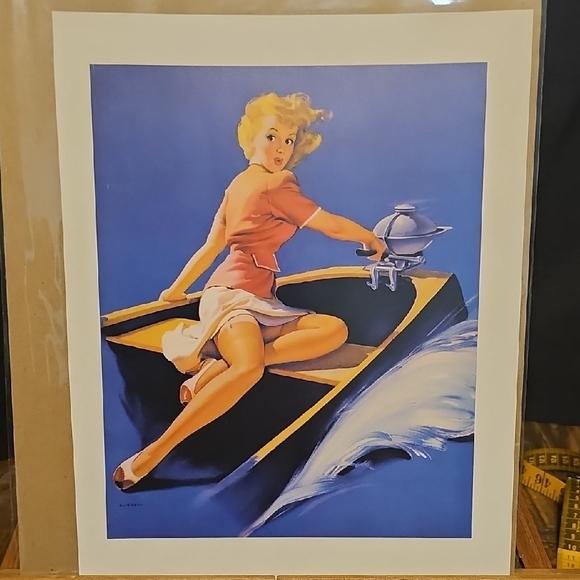 Vintage Style Pin-Up Art Print - Nautical - Elvgren - Picture 8 of 8